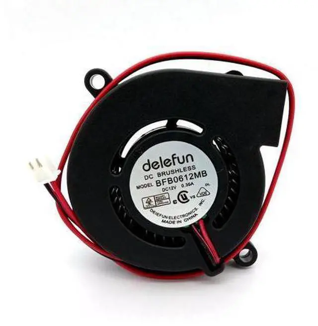 Alt view image 2 of 6 - BFB0612MB DC12V 0.35A 60*25MM large wind turbine cooling fan