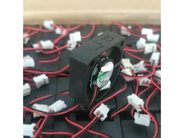 Alt view image 3 of 3 - KDE1203PFV3 DC12V 0.44W 30*30*10MM 3CM mini mute cooling fan
