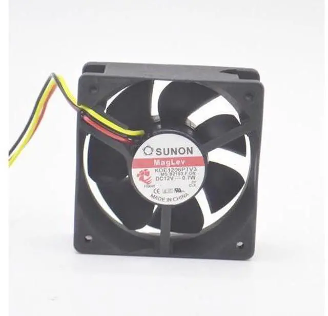 Main image of Original KDE1206PTV3 12V 0.7W 6CM 3 line SUNON radiator fan