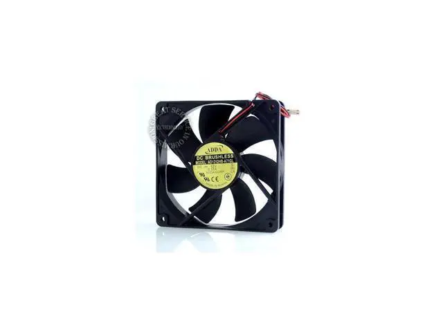 Alt view image 2 of 6 - ADDA new and original 12025 12cm case fan 12v 0.37A AD1212HB-A71GL for 120*120*25mm