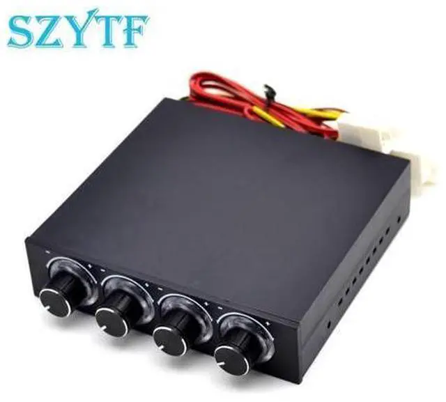 Main image of STW-6002 4 Channel Speed Fan Controller with Blue LED GDT Controller and CPU HDD VGA