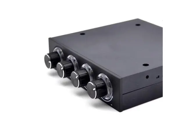 Alt view image 3 of 5 - STW-6002 4 Channel Speed Fan Controller with Blue LED GDT Controller and CPU HDD VGA