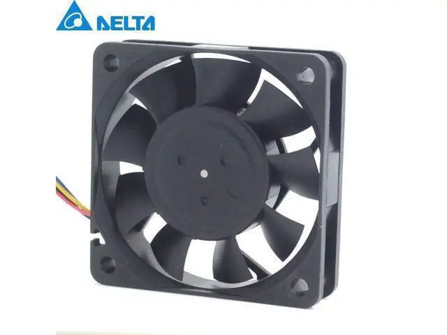 Alt view image 4 of 6 - Delta New AFB0612VHB 6015 12V 0.24A 6CM four-wire PWM fan for 60*60*15mm