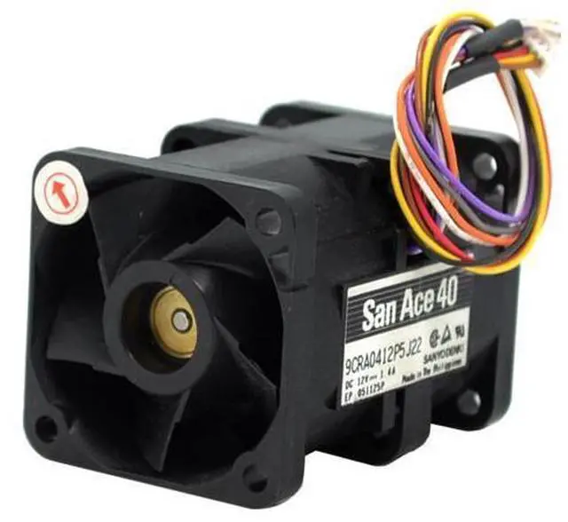 Main image of SANYO 9CRA0412P5J22 DC 12V 1.4A 4056 4CM 40mm 1U case server inverter axial cooling fans cooler