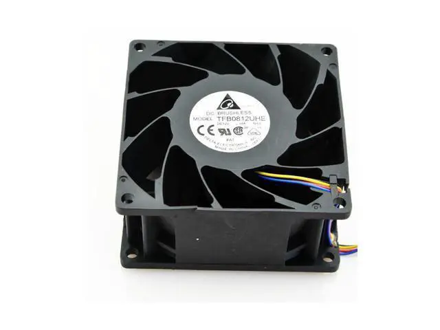 Alt view image 2 of 2 - 1pcs TFB0812UHE -5H2L DC12V 2.34A 80x80x38mm Server Square inverter axial cooling fans