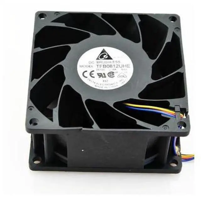 Alt view image 2 of 2 - 1pcs TFB0812UHE -5H2L DC12V 2.34A 80x80x38mm Server Square inverter axial cooling fans