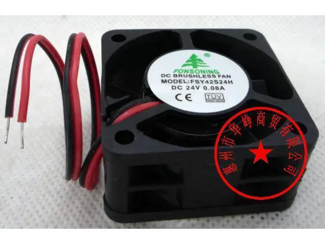 Alt view image 3 of 3 - 4CM 4020 24V 0.08A second-tier oil bearing 40x40x20mm FSY42S24H FSY42S24M