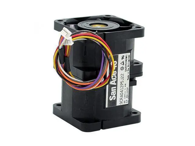 Alt view image 3 of 6 - SANYO 9CRA0412P5J22 DC 12V 1.4A 4056 4CM 40mm 1U case server inverter axial cooling fans cooler