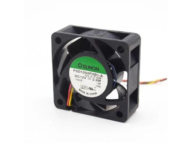 Alt view image 3 of 5 - PSD1204PHB1-A (2).Z.F.GN 12V 2.9W 4015 4cm cooling fan
