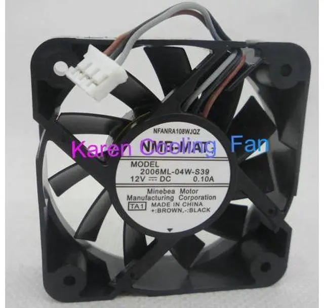 Main image of NMB 5cm 2006ML-04W-S39 TA2 5015 12v 0.1a 3wire Cooling fan