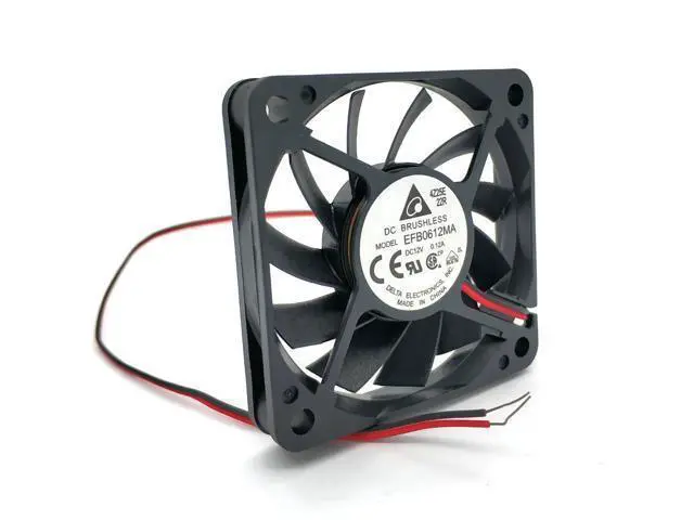 Alt view image 4 of 5 - DELTA 6CM EFB0612MA 6010 12V Cooling Fan 60*60*10mm