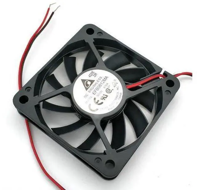 Main image of DELTA 6CM EFB0612MA 6010 12V Cooling Fan 60*60*10mm