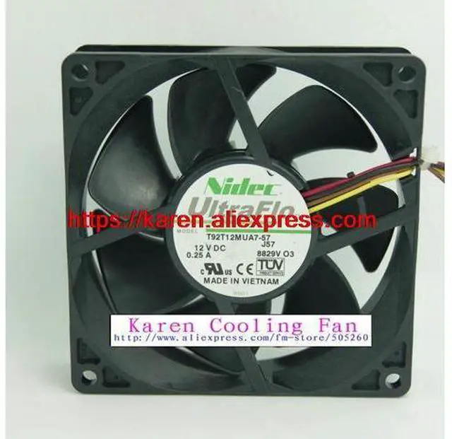 Main image of NIDEC 9cm T92T12MUA7-57 9225 0.25a silent cooling fan