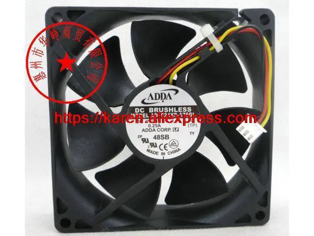 Alt view image 2 of 4 - ADDA 6015 12V AD0612US-D70GL AD0924XB-A76GL Cooling Fan