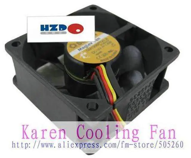 Main image of 6cm GM1206PTV1-A 6025 12v 1.6w 3wire cooling fan 60*60*25MM