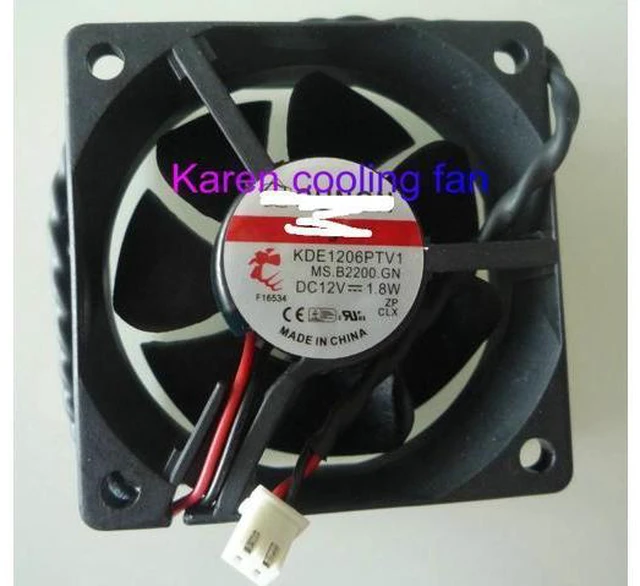 Main image of 6CM 6025 12V 1.8W KDE1206PTV1 MS.B2200.GN 2Wire Cooling Fan