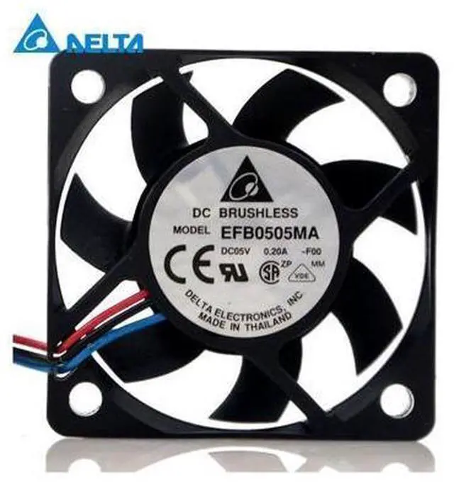 Main image of 1pcs 5CM 5V 0.20A EFB0505MA 5010 USB silent cooling fan