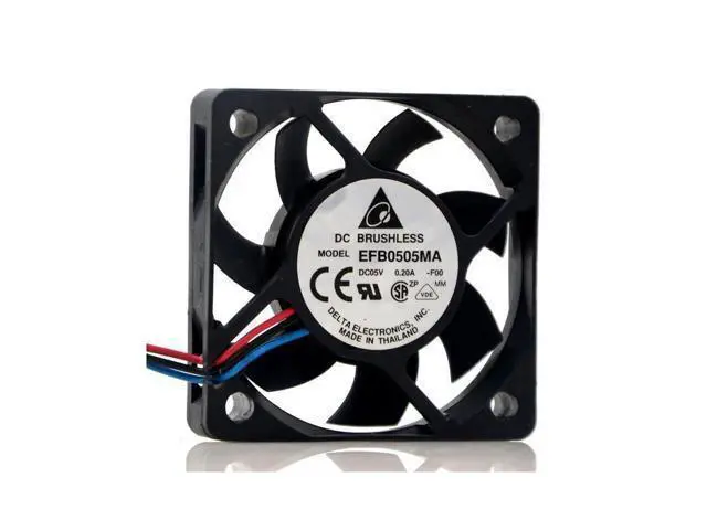 Alt view image 2 of 5 - 1pcs 5CM 5V 0.20A EFB0505MA 5010 USB silent cooling fan