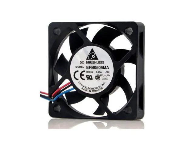Alt view image 3 of 5 - 1pcs 5CM 5V 0.20A EFB0505MA 5010 USB silent cooling fan