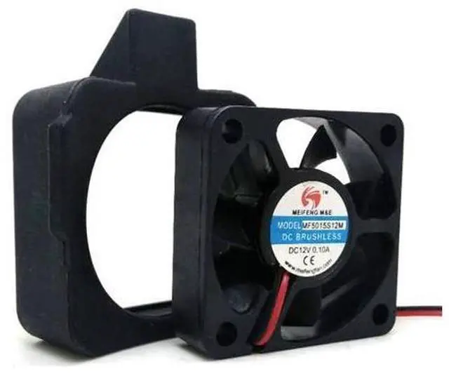 Alt view image 3 of 4 - MF5015S12M DC12V 0.10A 50x50x15MM 5cm 2Lines Cooling fan