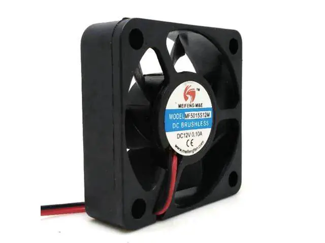 Alt view image 4 of 4 - MF5015S12M DC12V 0.10A 50x50x15MM 5cm 2Lines Cooling fan