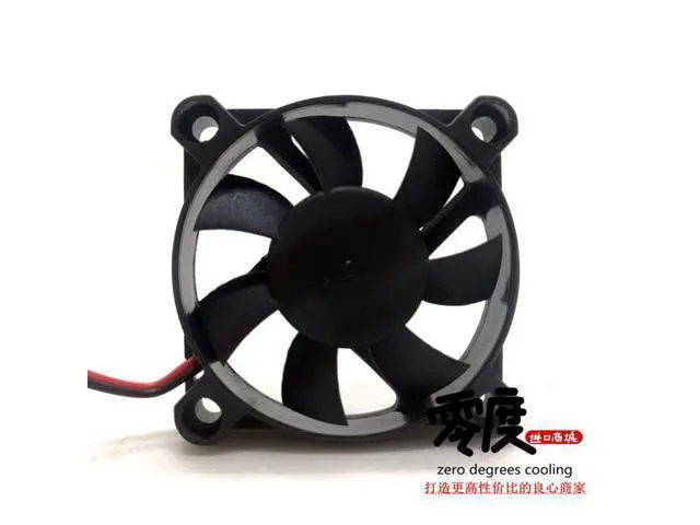 Alt view image 2 of 4 - AV-510M12B/S 50x50x10MM DC12V 0.095A 2Lines cooling fan