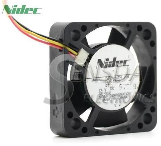 Main image of For Nidec D04X-24TH DC24V 0.08A Server Cooling Fan 127E81490 Server Square Fan 2-wire 40x40x10mm
