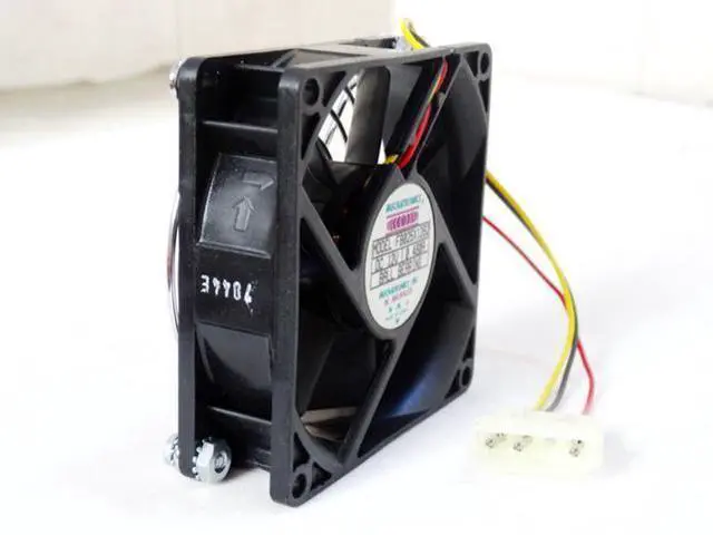 Alt view image 2 of 5 - F8025X12B2 for Mechatronics 80mm 8cm 80X80X25mm DC 12V 0.48A 8025 High Speed Chassis Cooling Fan