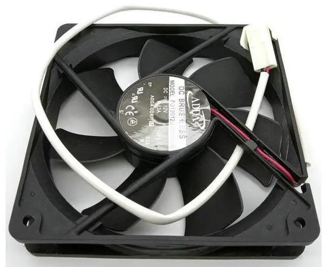 Alt view image 4 of 6 - ADDA AD12012DB257000 12025 12V 0.13A Cooling fan AD1224HB-A70GL 24V AG12012HB257200 120*120*25MM