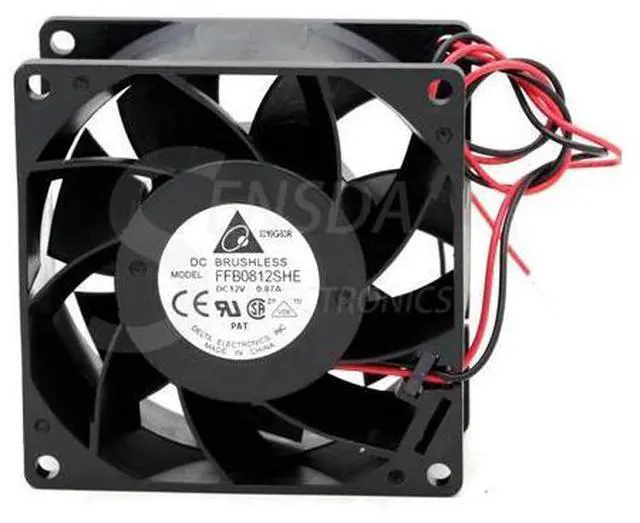Main image of Delta Electronics FFB0812SHE 80mm DC12V 0.87A Server Cooling Fans Server Square computer fan case cooler