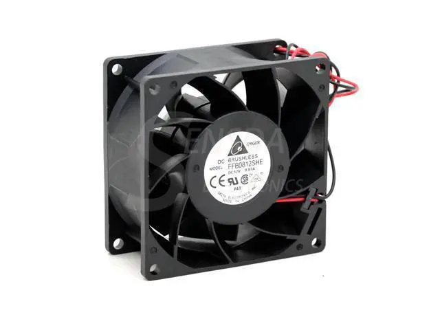 Alt view image 2 of 5 - Delta Electronics FFB0812SHE 80mm DC12V 0.87A Server Cooling Fans Server Square computer fan case cooler