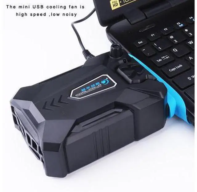 Main image of Vacuum Portable Notebook Laptop Cooler USB Air External Extracting Cooling Fan for Laptop Speed Adjustable for 15 15.6 17 Inch