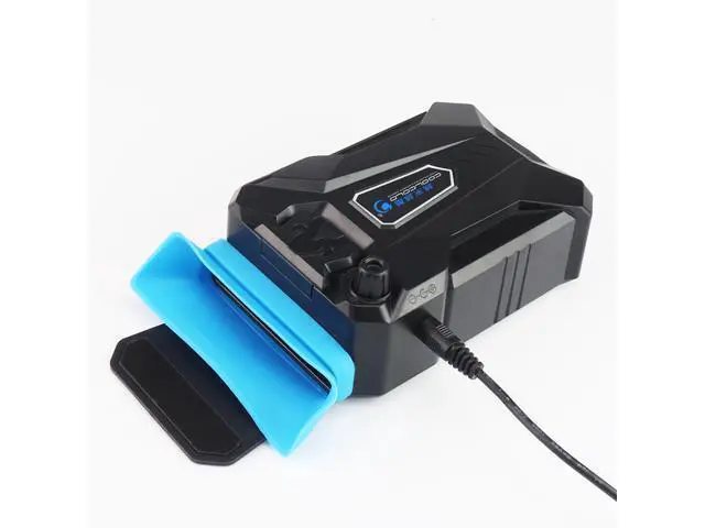 Alt view image 3 of 7 - Vacuum Portable Notebook Laptop Cooler USB Air External Extracting Cooling Fan for Laptop Speed Adjustable for 15 15.6 17 Inch