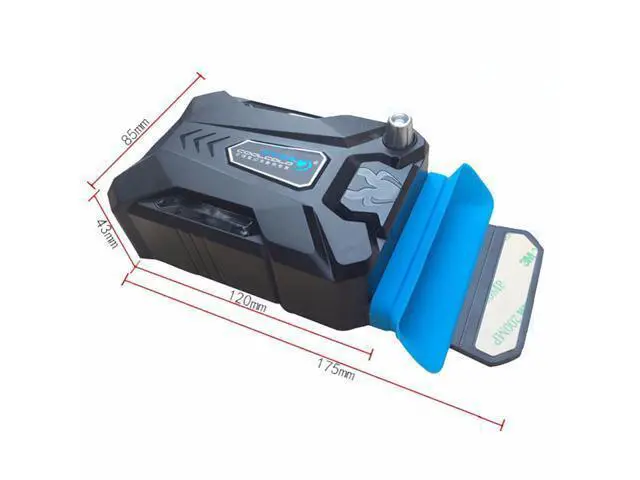 Alt view image 2 of 7 - Vacuum Portable Notebook Laptop Cooler USB Air External Extracting Cooling Fan for Laptop Speed Adjustable for 15 15.6 17 Inch