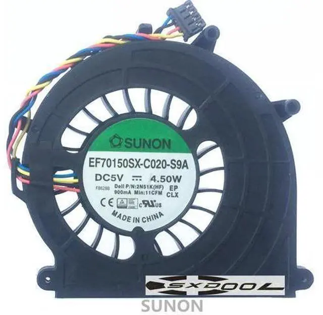 Main image of Laptop cooling fan For Dell OptiPlex 3020 3040 3046m 3050 7040 9020 D10U KSB0705HB-A BAZC0715R5U PVB070E05N -P02 EF70150SX-C020-S9A 5V CPU Fan