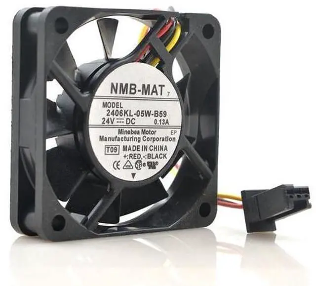 Alt view image 2 of 5 - Original NMB 2406KL-05W-B59 6015 24V 0.13A 6CM CNC FANUC fan