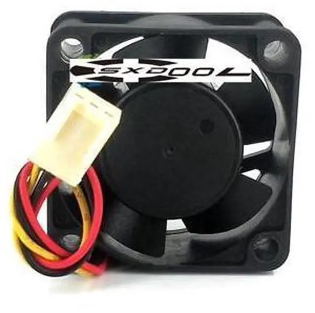 Alt view image 3 of 4 - Original Y.S.TECH FD124020EB 12V 4CM 4020 3-wire 3-pin cooling fan