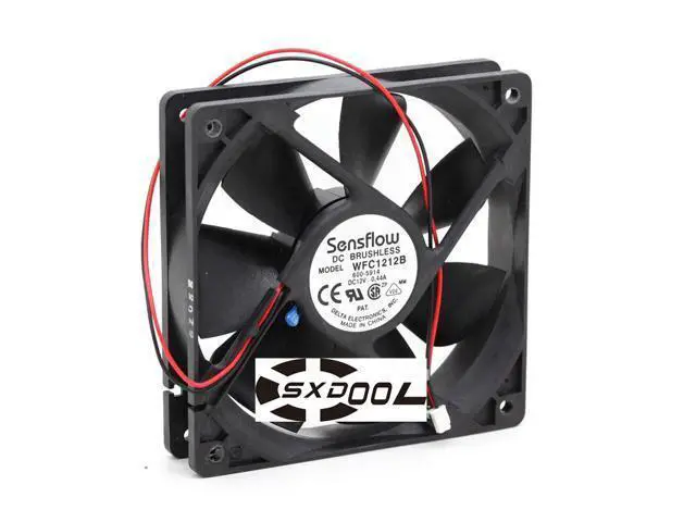 Alt view image 2 of 4 - NEW original Delta Sensflow WFC1212B 12cm 12025 temperature control double ball mute case cooling fan