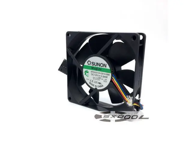 Alt view image 2 of 3 - NEW SUNON MF80201VX-Q010-S99 8020 12V 3.84W 4-Wire 8cm PWM Dell Fan