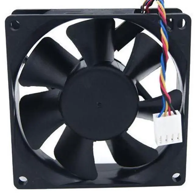 Alt view image 2 of 4 - Delta 8025 AUC0812D P/N 1VVH1-A00 Cooling fan with 12V 0.70A 4 Wires 4Pins Connector