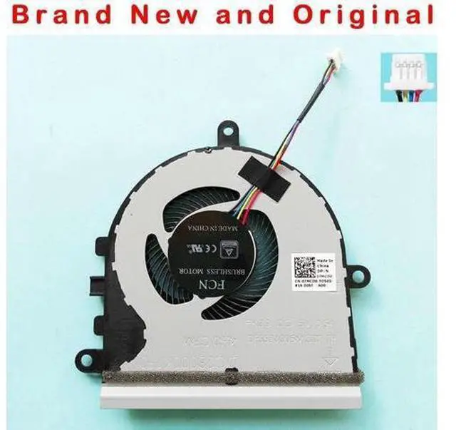 Main image of New original cpu cooling fan for Dell 15-5575 FAN COOLER 07MCD0 7MCD0 DFS531005MC0T FK39 DC 5V 0.5A CPU
