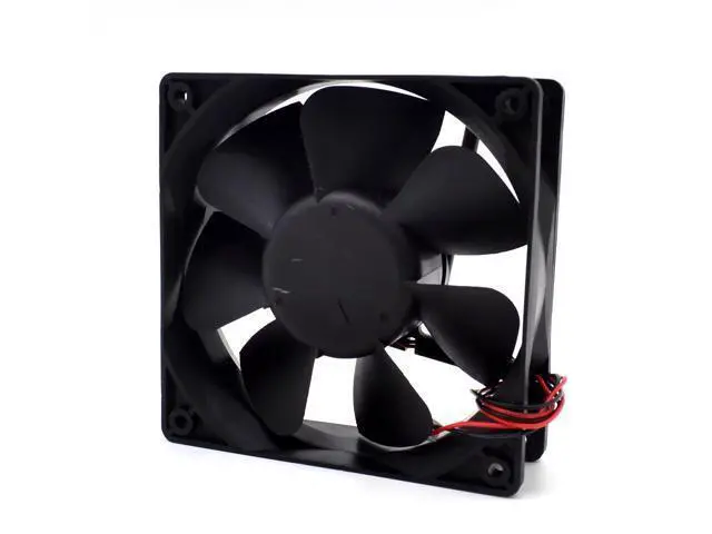 Alt view image 3 of 6 - Delta WFB1212HE 12V 0.6A 12038 12 double ball bearing fan 2 -wire interface 120*120*38mm