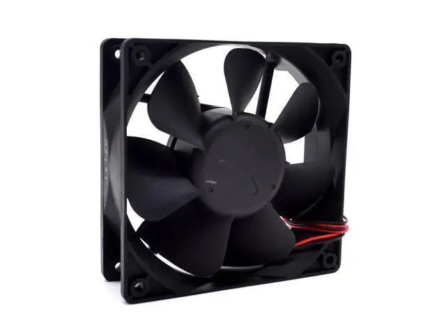 Alt view image 2 of 6 - Delta WFB1212HE 12V 0.6A 12038 12 double ball bearing fan 2 -wire interface 120*120*38mm