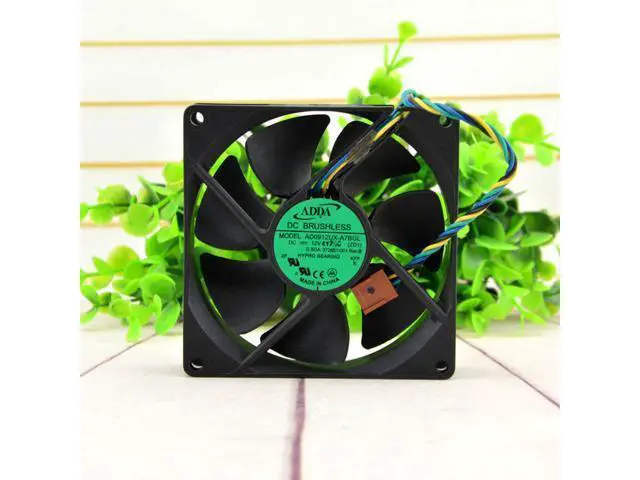Alt view image 3 of 3 - ADDA AD0912UX-A7BGL 12V 0.50A 9025 9cm 4-wire temperature control motherboard pwm fan