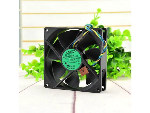 Alt view image 2 of 3 - ADDA AD0912UX-A7BGL 12V 0.50A 9025 9cm 4-wire temperature control motherboard pwm fan