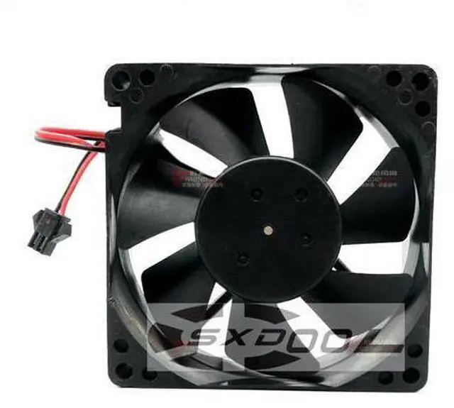 Alt view image 3 of 3 - NEW Original Nidec 80*80*25mm 8cm D08A-24TS2 05 DC 24V 0.23A 2-Lines inverter cooling fan