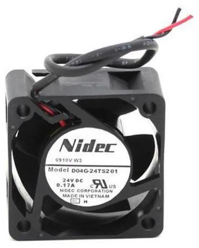 Main image of NIDEC D04G-24TS2 01 DC24V 0.17A 4CM 4020 40mm inverter silent cooling fan