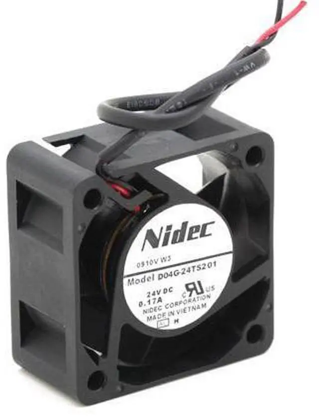 Alt view image 2 of 5 - NIDEC D04G-24TS2 01 DC24V 0.17A 4CM 4020 40mm inverter silent cooling fan