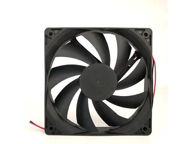 Alt view image 2 of 5 - Delefun DLF12025B28L 1225 12CM 28V 0.2A Durable Double Ball Power Amplifier Cooling Fan Sickle Blade 2500RPM