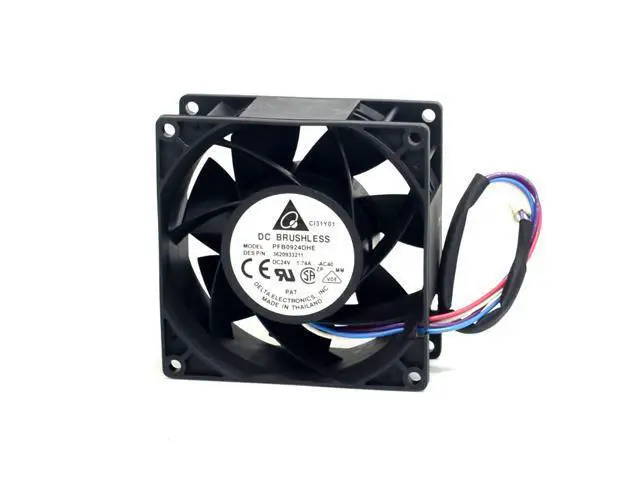 Alt view image 2 of 6 - The PFB0924DHE 9cm 9038 24V 1.74A violent winds of the cooling fan Delta 90*90*38mm